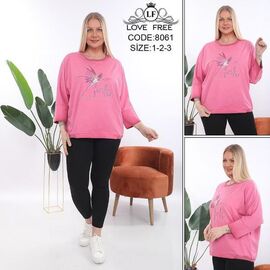 Костюм жіночий 8061 pink р.54-58 "Julia" недорого оптом від прямого постачальника