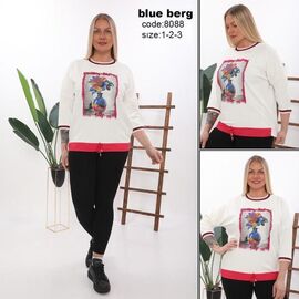 Костюм жіночий 8088 white р.54-58 "Julia" недорого оптом від прямого постачальника