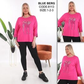 Фотография Костюм женский 8113 crimson р.54-58 "Julia" недорого оптом от прямого поставщика