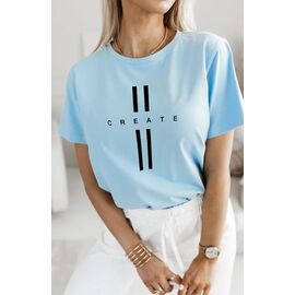 футболка жіноча LR219 l.blue р.S-L "Lora" недорого оптом від прямого постачальника