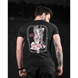 Футболка чоловіча 1106 black р.S-2XL "Madoka" недорого оптом від прямого постачальника