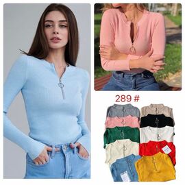 Фотография Свитер женский 289 mix р.42-48 "Katty" недорого оптом от прямого поставщика