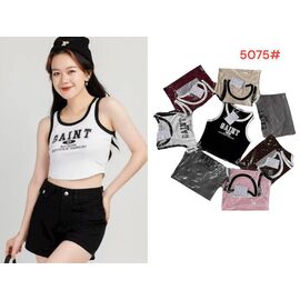 Фотография Топ женский 5075 mix р.42-46 "Katty" недорого оптом от прямого поставщика