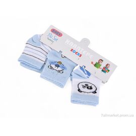 Фотография Носочки для детей Весна/осень N002-4 mix (12 шт. р.сетка 0-6) "OL" недорого оптом от прямого поставщика