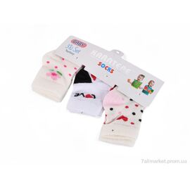 Фотография Носочки для детей Весна/осень N002-6 mix (12 шт. р.сетка 0-6) "OL" недорого оптом от прямого поставщика