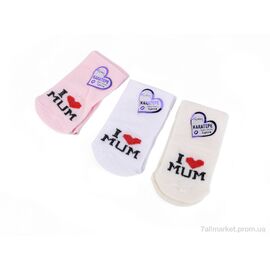Фотография Носочки для детей Весна/осень N002-14 mix (12 шт. р.сетка 0-6) "OL" недорого оптом от прямого поставщика
