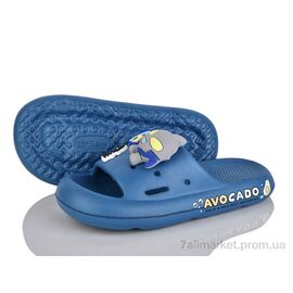 Шльопанці дитячі літні Літо 2406 blue (6 пар р.33-38) "КалориЯ" недорого оптом від прямого постачальника