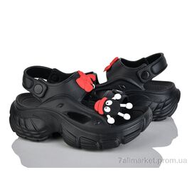 Босоніжки дитячі літні Літо X711 black (4 пар р.30-37) "КалориЯ" недорого оптом від прямого постачальника