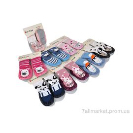 Пінетки Весна/осінь Носотапки 001 mix (12 пар р.16-21) "Soylu" недорого оптом від прямого постачальника