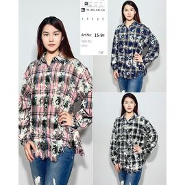 Сорочка жіноча 15-9 pink р.XL-5XL "BASE" недорого оптом від прямого постачальника