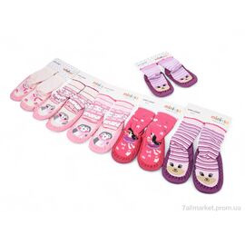 Пінетки Зима Пінетки дівчинка mix (21-25) (12 пар р.21-25) "OL" недорого оптом від прямого постачальника