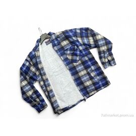 Фотография Мужская рубашка Весна/осень 101-7 blue (10 шт. р.сетка M-4XL) "Verton" недорого оптом от прямого поставщика