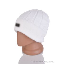 Жіноча шапка Зима 9-18 white (5 шт. р.сіткаOne size) "TUZZI" недорого оптом від прямого постачальника