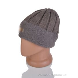 Жіноча шапка Зима 9-18 brown (5 шт. р.сіткаOne size) "TUZZI" недорого оптом від прямого постачальника