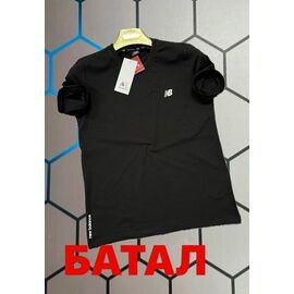 Футболка чоловіча 4641 black р.2XL-6XL "Alex Clothes" недорого оптом від прямого постачальника