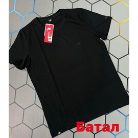 Футболка чоловіча 4648 black р.2XL-6XL "Alex Clothes" недорого оптом від прямого постачальника