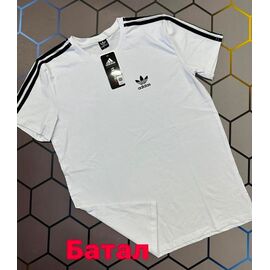 Футболка чоловіча 4651 white р.2XL-6XL "Alex Clothes" недорого оптом від прямого постачальника