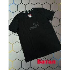 Футболка чоловіча 4655 black р.2XL-6XL "Alex Clothes" недорого оптом від прямого постачальника