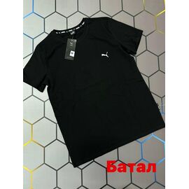 Фотография Футболка мужская 4660 black р.2XL-6XL "Alex Clothes" недорого оптом от прямого поставщика