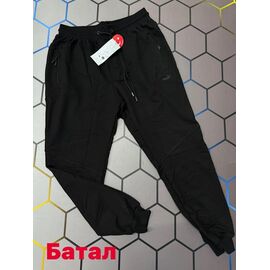 Фотография Штаны спортивные мужские 4674 black р.2XL-6XL "Alex Clothes" недорого оптом от прямого поставщика