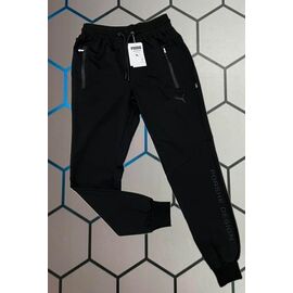 Фотография Штаны спортивные мужские 4676 black р.2XL-6XL "Alex Clothes" недорого оптом от прямого поставщика