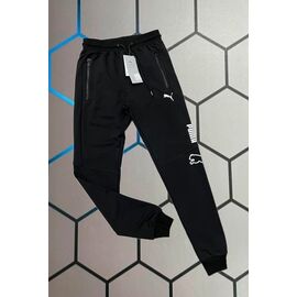 Фотография Штаны спортивные мужские 4677 black р.2XL-6XL "Alex Clothes" недорого оптом от прямого поставщика