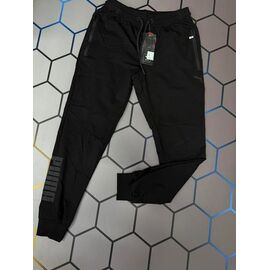 Фотография Штаны спортивные мужские 4679 black р.2XL-6XL "Alex Clothes" недорого оптом от прямого поставщика