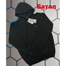 Худи чоловічий 4687 black р.2XL-6XL "Alex Clothes" недорого оптом від прямого постачальника