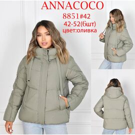 Фотография Куртка женская зимняя 8851 olive р.42-52 "DKNSEL" недорого оптом от прямого поставщика