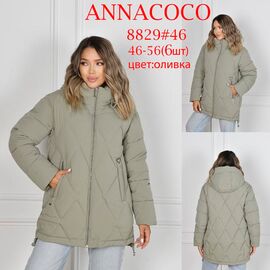 Фотография Куртка женская зимняя 8829 olive р.46-56 "DKNSEL" недорого оптом от прямого поставщика