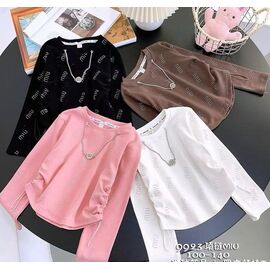 Светер Дитячий на дівчинку 9923 brown р.5-9 "Фунтик" недорого оптом від прямого постачальника