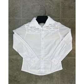 Фотография Рубашка детская на девочку FK1251 white р.6-9 "Fili kids" недорого оптом от прямого поставщика