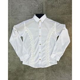 Фотография Рубашка детская на девочку FK1255 white р.6-9 "Fili kids" недорого оптом от прямого поставщика