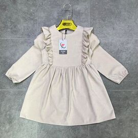 Фотография Платье детское на девочку FK1287 beige р.116-128 "Fili kids" недорого оптом от прямого поставщика