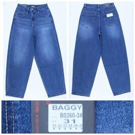 Фотография Джинсы женские 0260-3 blue р.28-33 "Relucky" недорого оптом от прямого поставщика