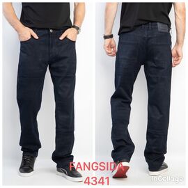 Фотография Джинсы мужские 4341 blue р.32-40 "God Baron" недорого оптом от прямого поставщика