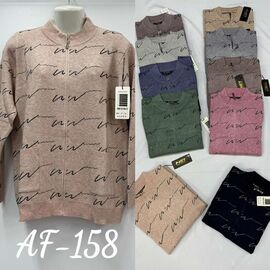 Фотография Кофта женская AF158 mix р.54-58 "PALMIRA" недорого оптом от прямого поставщика