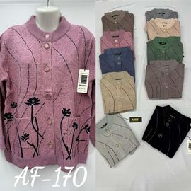 Фотография Кофта женская AF170 mix р.54-58 "PALMIRA" недорого оптом от прямого поставщика