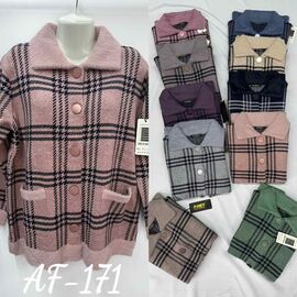 Фотография Кофта женская AF171 mix р.54-58 "PALMIRA" недорого оптом от прямого поставщика