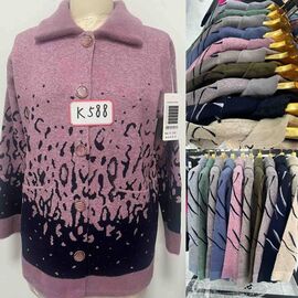 Фотография Кофта женская K588 mix р.48-54 "PALMIRA" недорого оптом от прямого поставщика