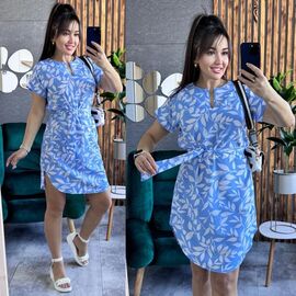Фотография Платье летнее женское 20-9 l.blue р.42-52 "LINDA" недорого оптом от прямого поставщика