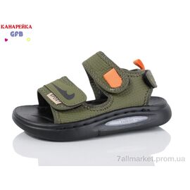 Фотография Сандалии детские летние Лето Y7506-5 (10 пар р.26-30) "GFB-Канарейка" недорого оптом от прямого поставщика