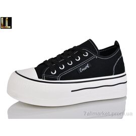 Фотография Кеды женские стильные Весна/осень G613-1 (8 пар р.37-41) "Lilin" недорого оптом от прямого поставщика