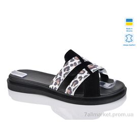 Шльопанці жіночі полегшені Літо 502-19 лео біл.ч.з. (6 пар р.36-40) "Sali" недорого оптом від прямого постачальника