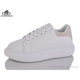 Кросівки жіночі модні Весна/осінь A00775 white (12 пар р.36-41) "Jibukang" недорого оптом від прямого постачальника