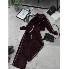 Фотография Костюм спортивный женский тёплый 251 brown р.42-52 "Alisa Brand" недорого оптом от прямого поставщика