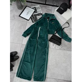 Костюм спортивний жіночий теплий 251 green р.42-52 "Alisa Brand" недорого оптом від прямого постачальника