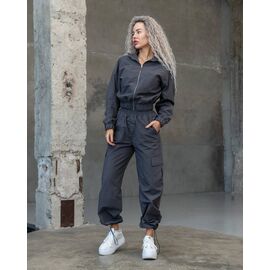 Фотография Костюм спортивный женский тёплый SV1 d.grey р.42-52 "Sinevir" недорого оптом от прямого поставщика