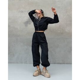 Фотография Костюм спортивный женский тёплый SV3 black р.42-52 "Sinevir" недорого оптом от прямого поставщика