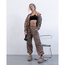 Фотография Костюм спортивный женский тёплый SV4 beige р.42-52 "Sinevir" недорого оптом от прямого поставщика